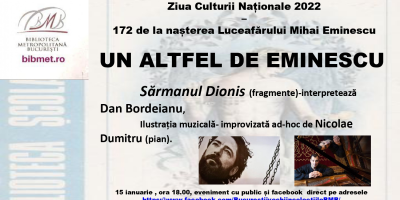 Ziua Culturii Naționale sărbătorită la Biblioteca Metropolitană București